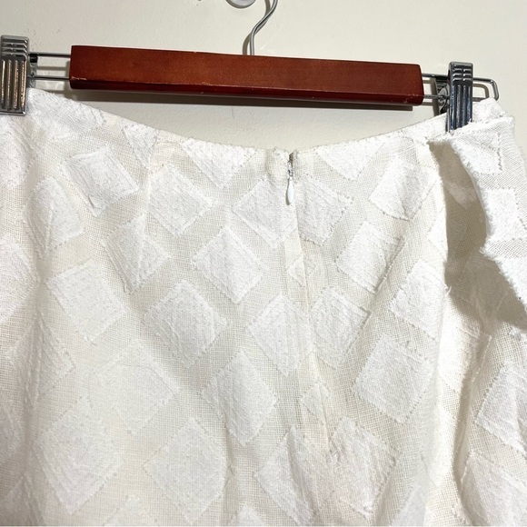 Revolve Tularosa Hannah Ruffle Mini Faux Wrap Skirt in Ivory - Picture 9 of 9